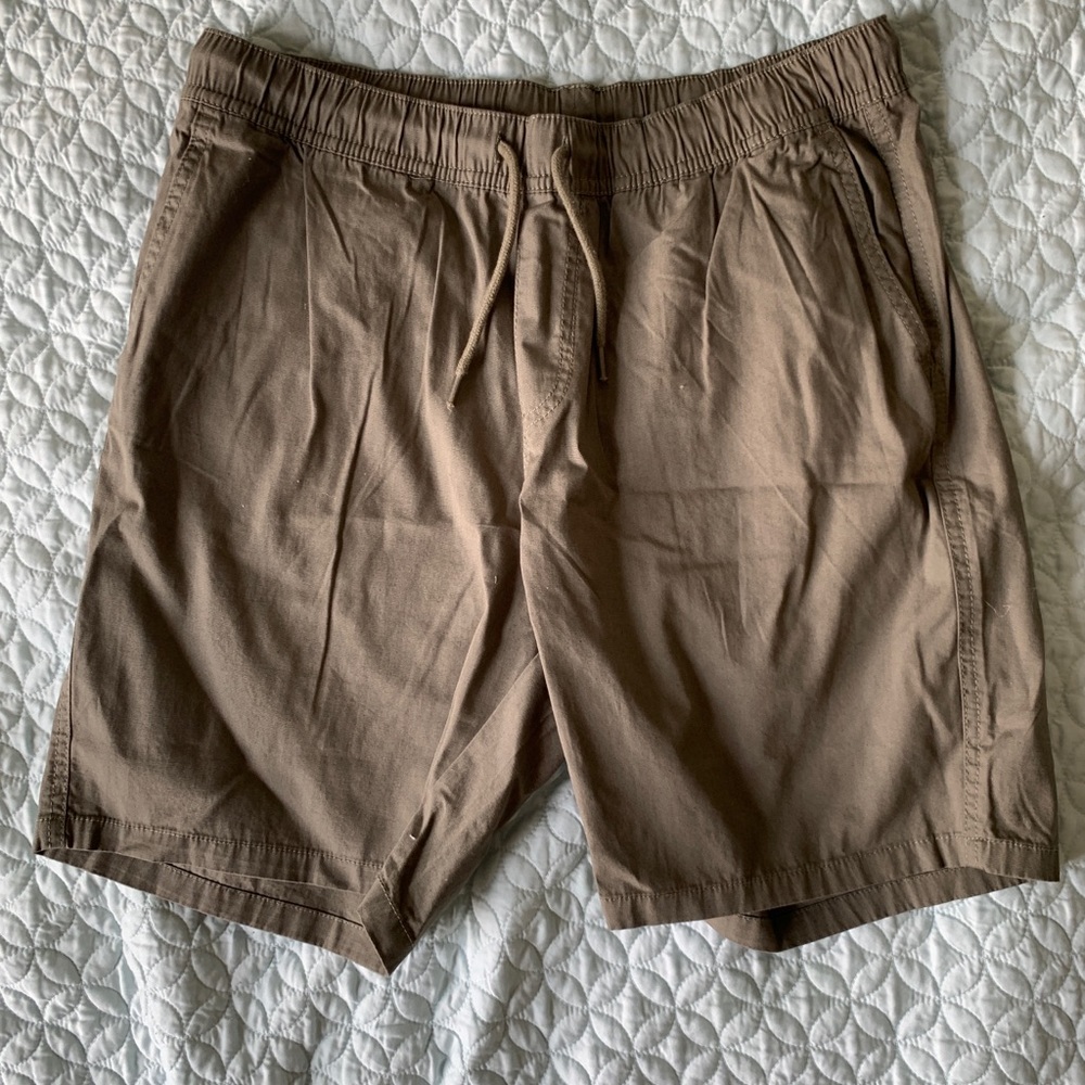 H&M Dark Green Cotton Shorts